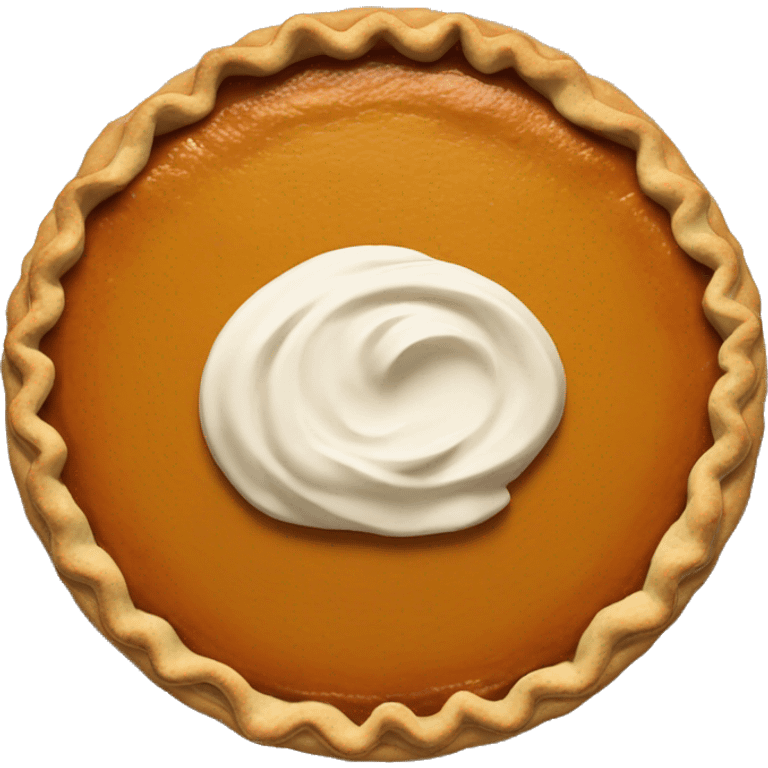 Pumpkin pie emoji