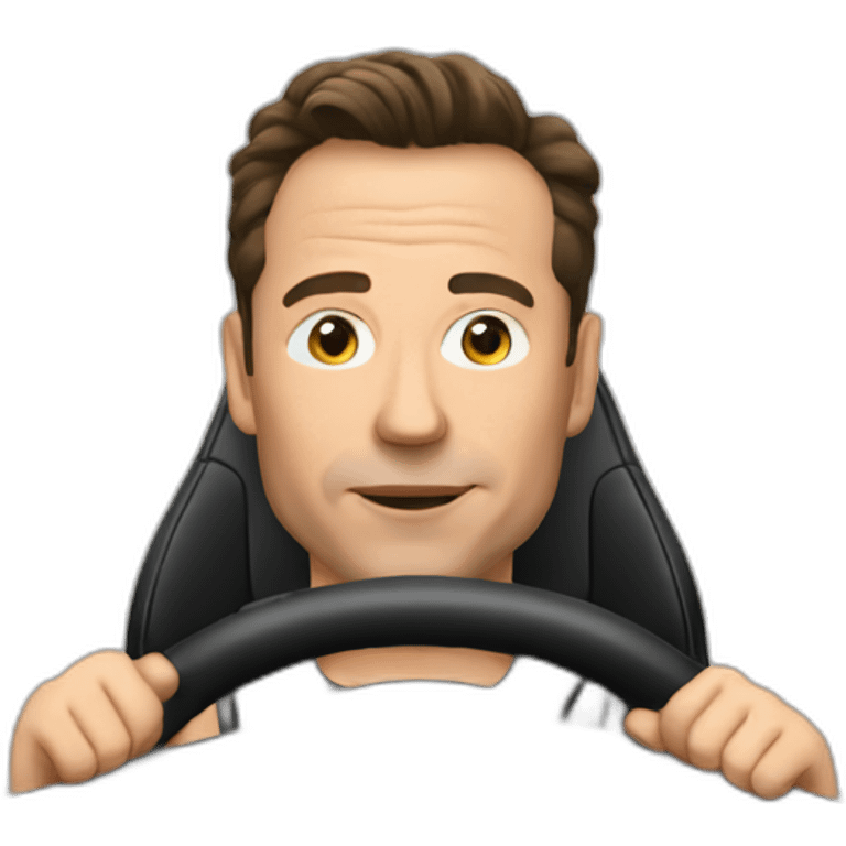 Musk driving emoji