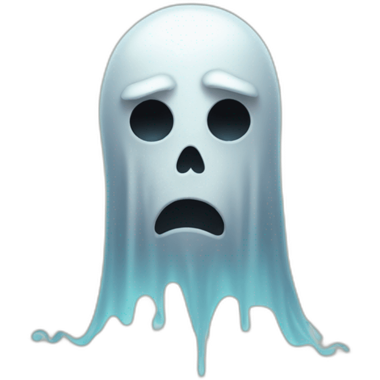 sick ghost emoji