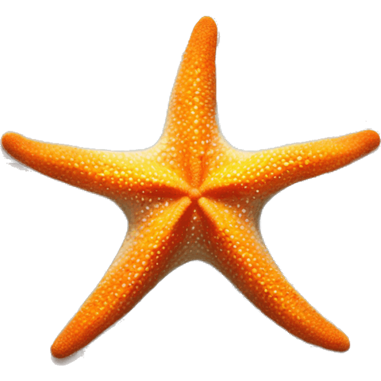 Starfish under water on a brick wall emoji