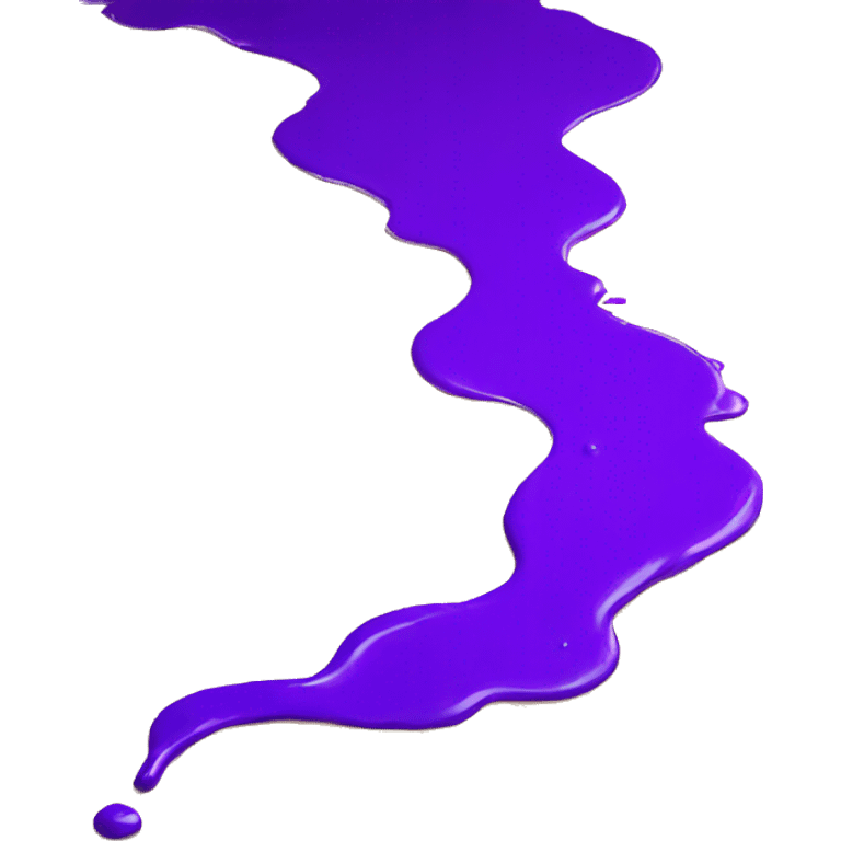 purple paint splashed on the floor emoji