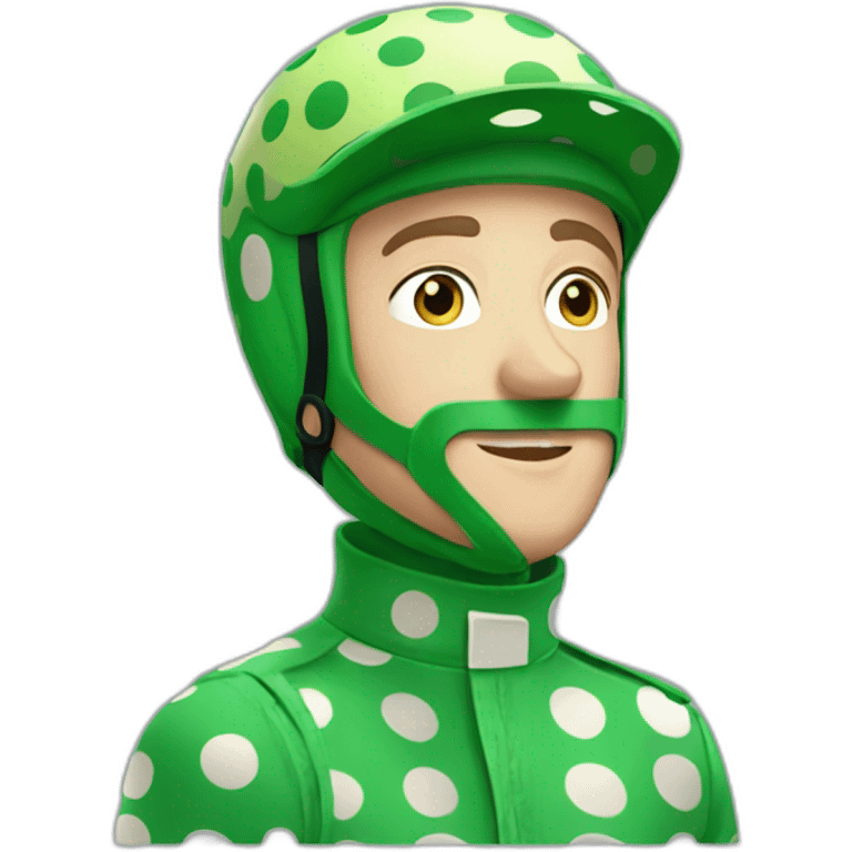 paul townend green polka dot jockey emoji