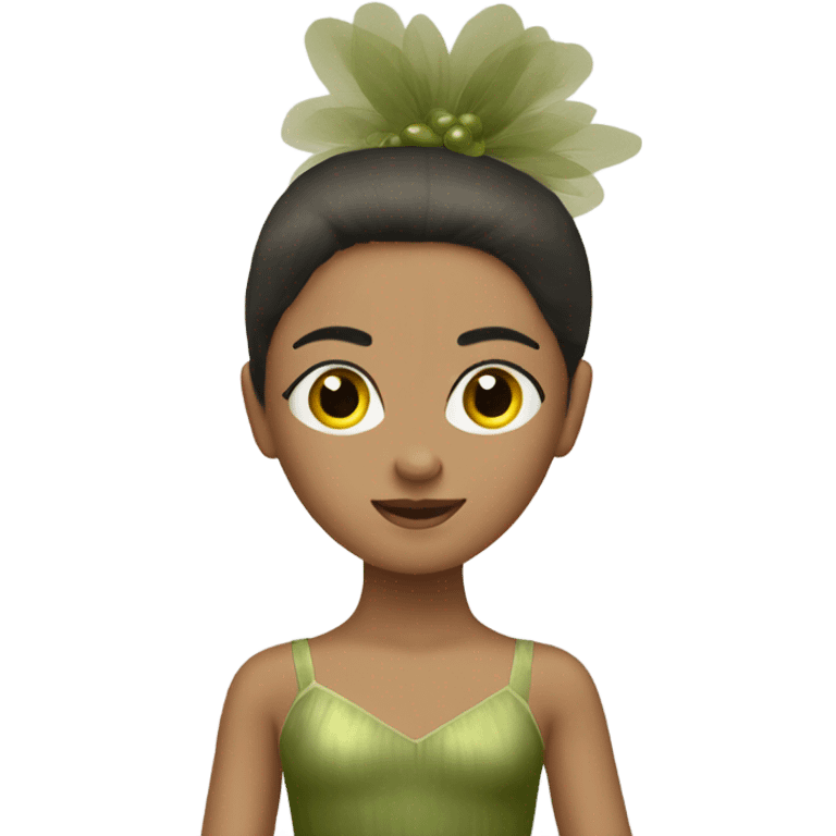 olive ballerina tutu emoji