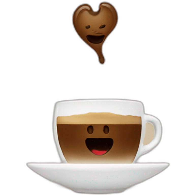 Coffee happiness emoji