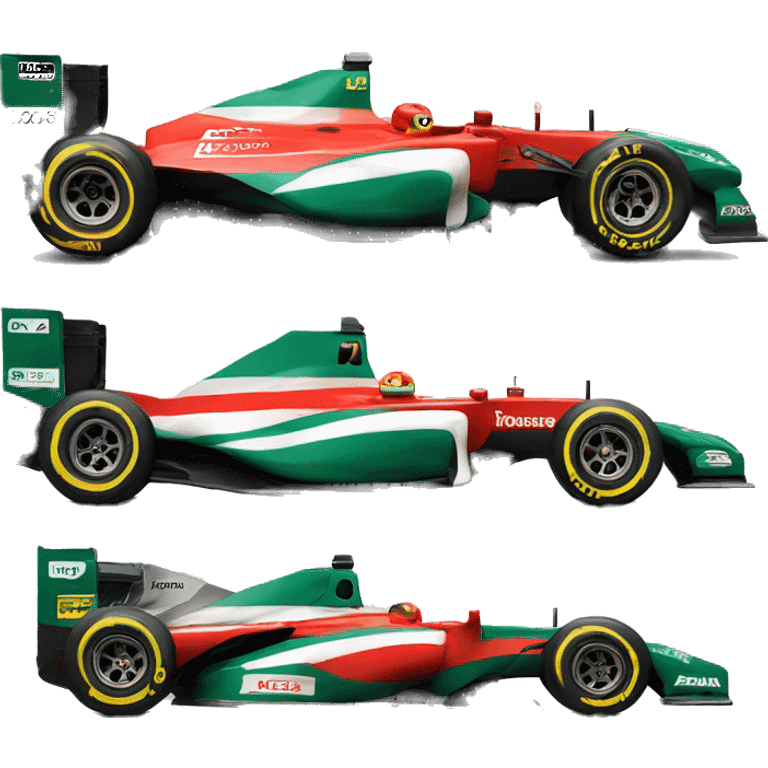 formula 1 Senna livery car emoji