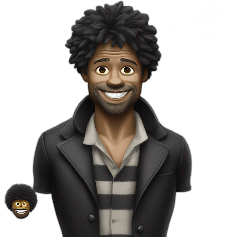 Gollywog Brad Pitt emoji