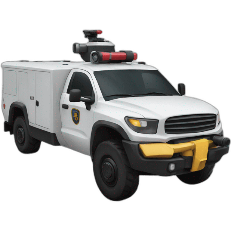 riot control vehicle emoji