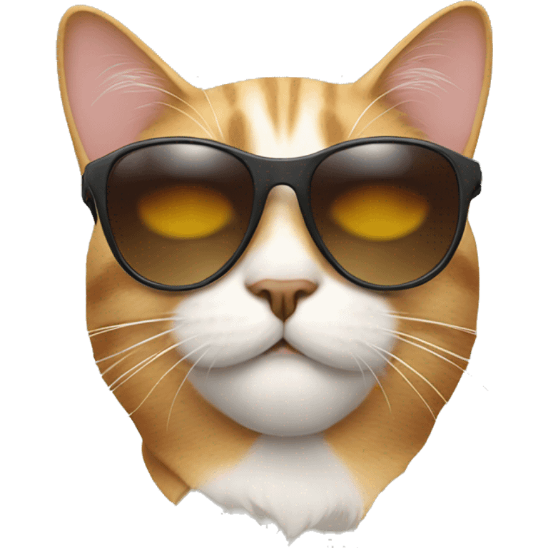 cat wearing sunglasses emoji