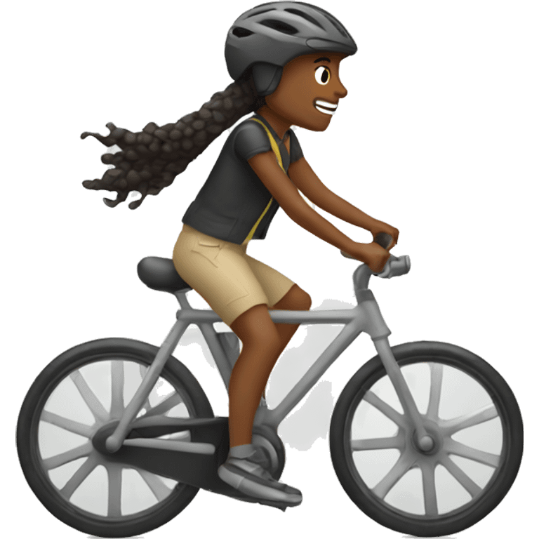 People ride a bike emoji