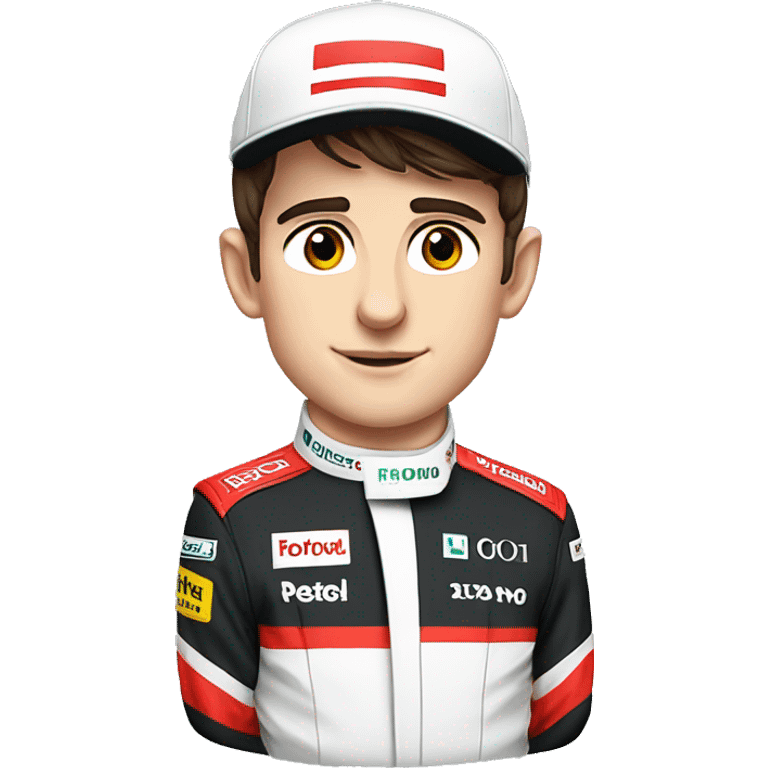 charles Leclerc in an f1 car emoji