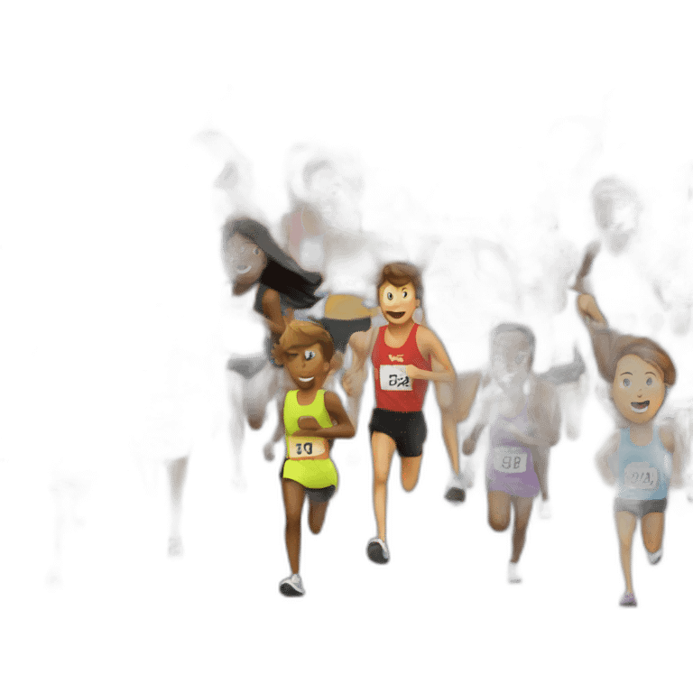 Marathon race emoji