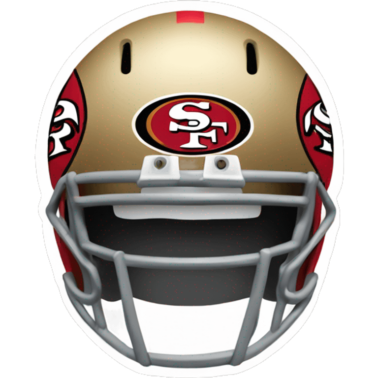 Football team 49ers logo emoji