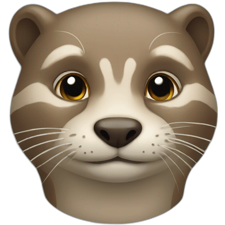 Loutre sur chat emoji