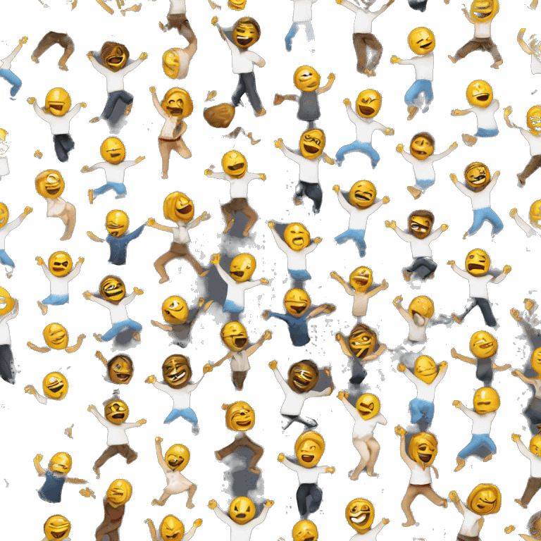 happy people dancing emoji