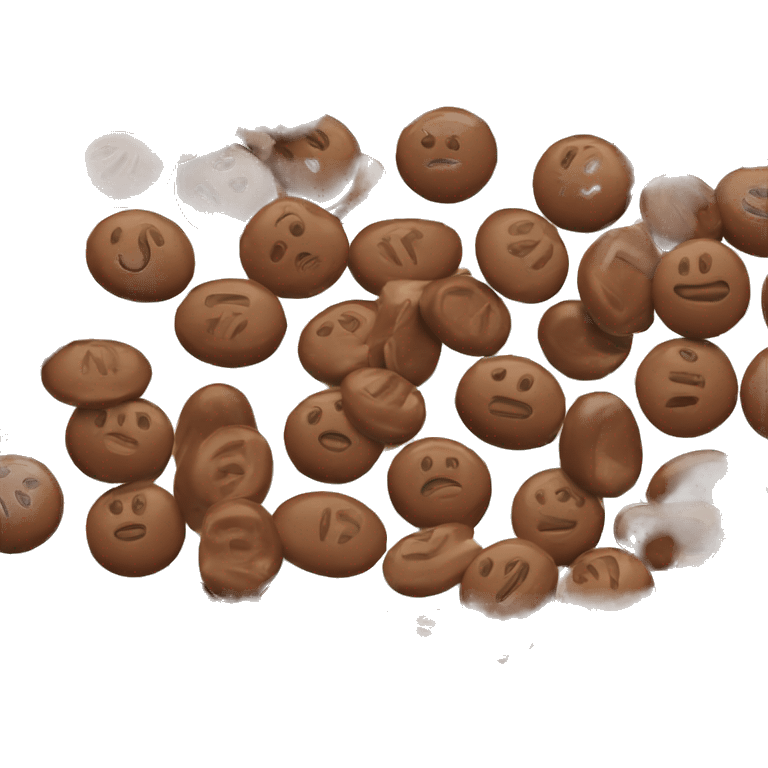 M&M chocolate emoji