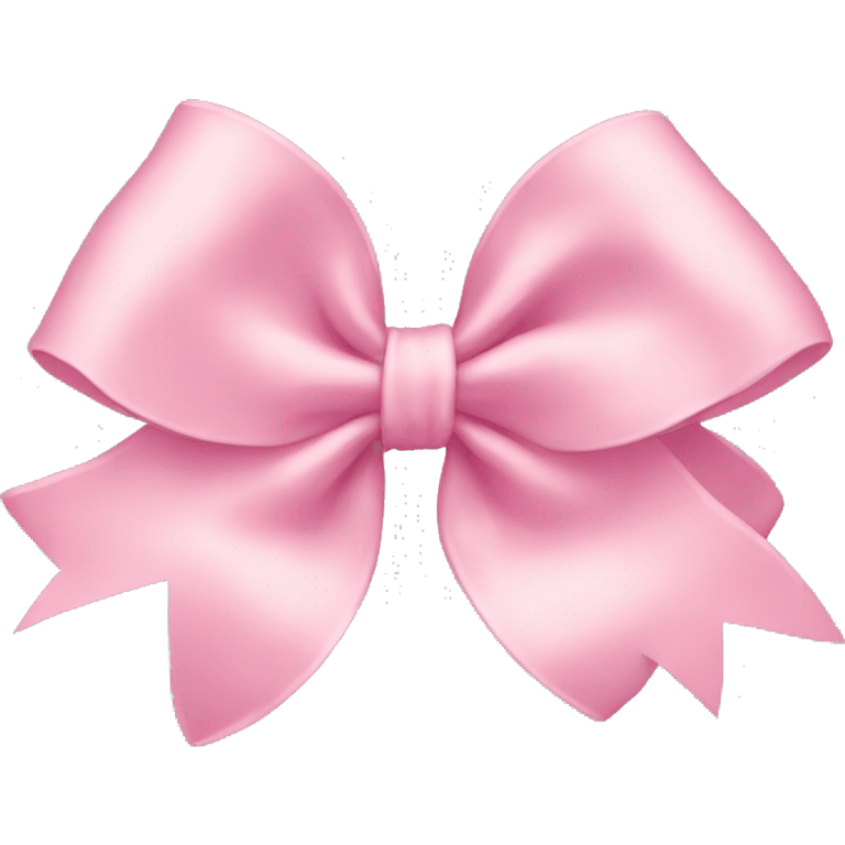 Light pink bow emoji