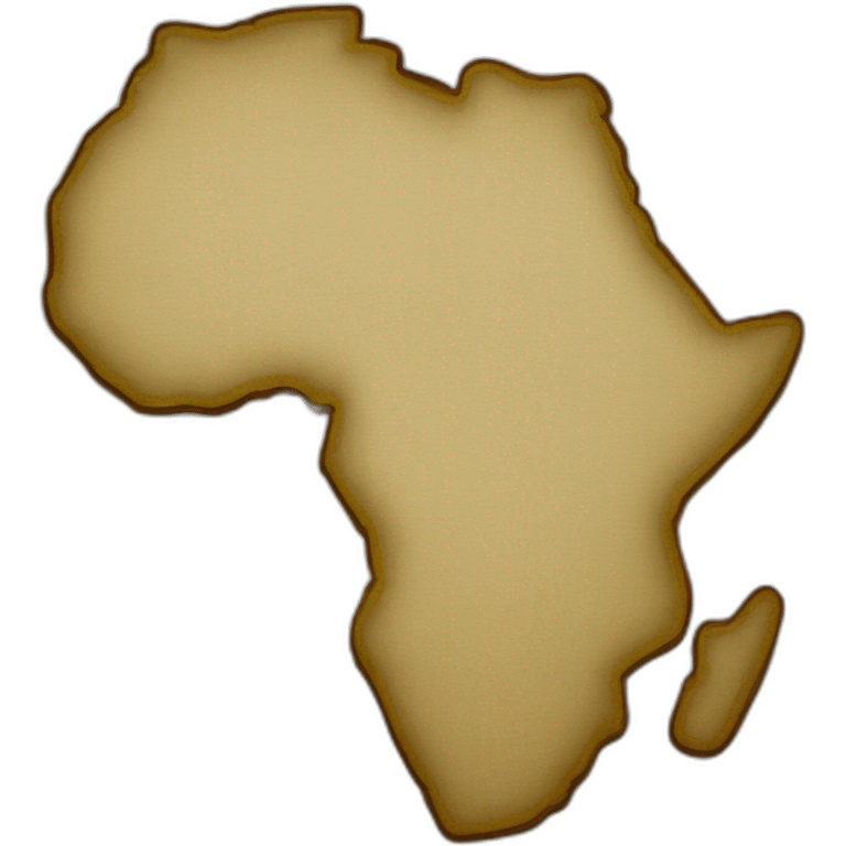 Carte d'Afrique emoji