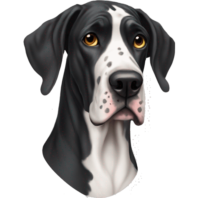 Harlequin Great Dane emoji