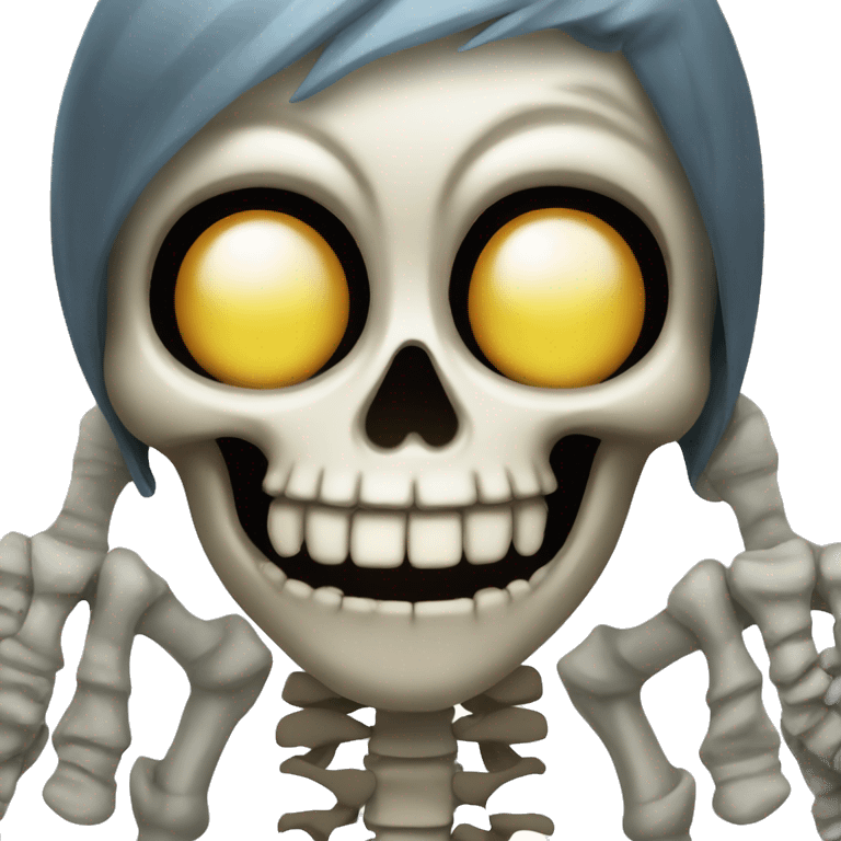 bad mouthed skeleton emoji