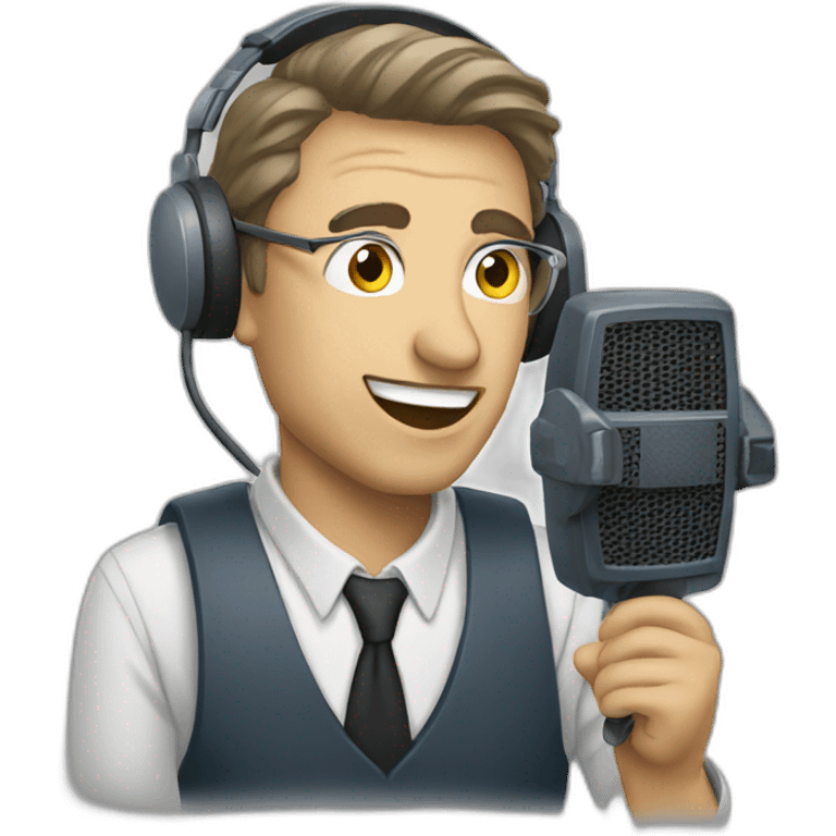 Radio locutor emoji