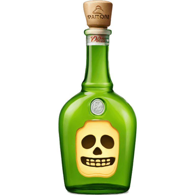 A bottle of Patron tequila emoji