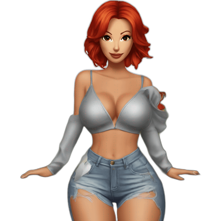 Bianca Beauchamp full body emoji