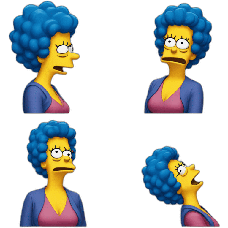 Marge Simpson emoji