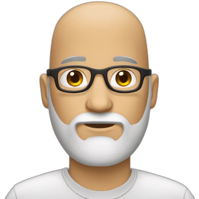 programmer-bald-beard emoji