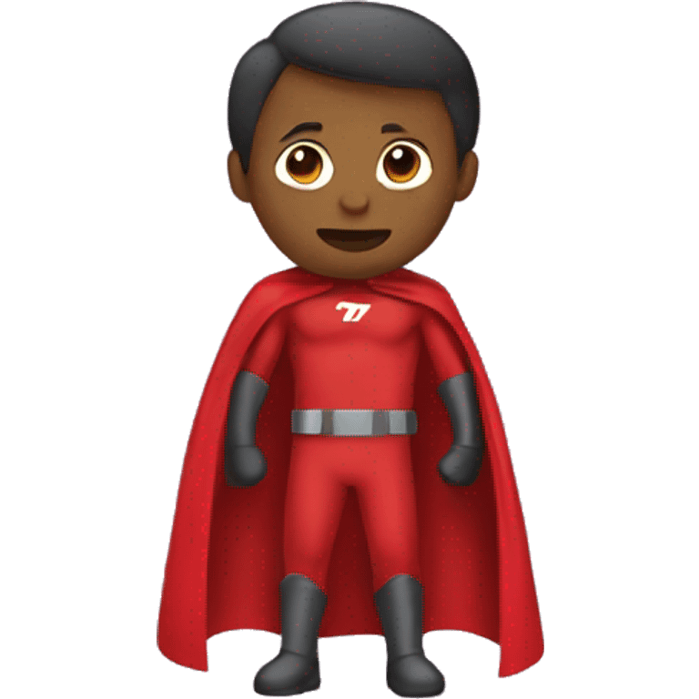 super hero red cape emoji