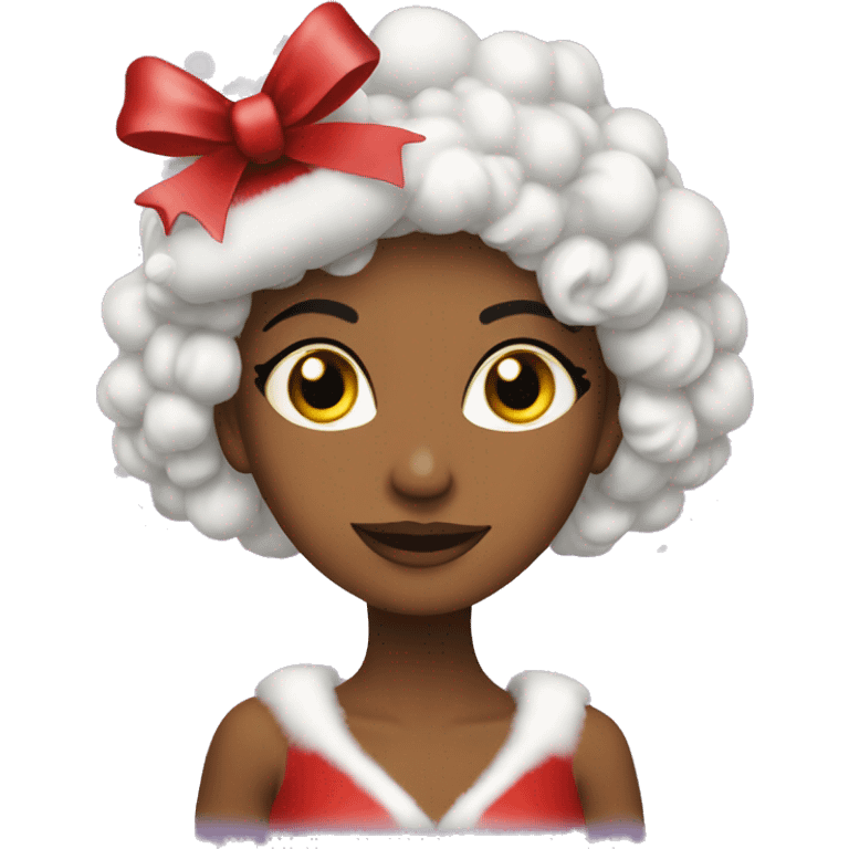 Christmas coquette  emoji