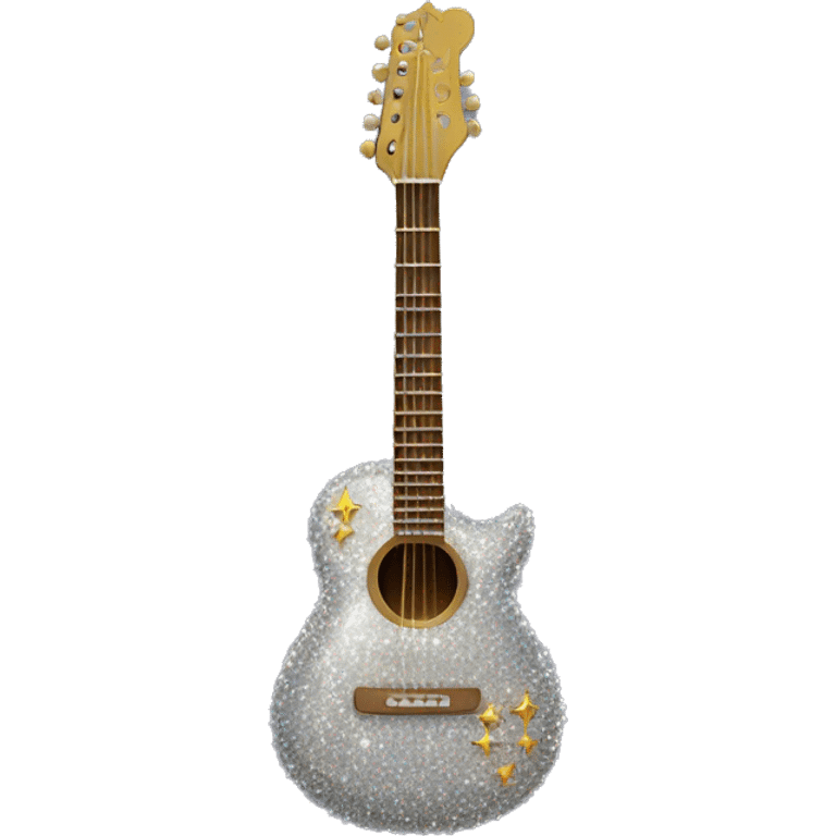 Sparkly guitar  emoji