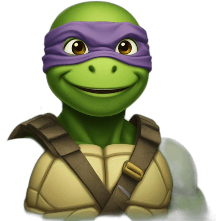 Leonardo the ninja turtle emoji