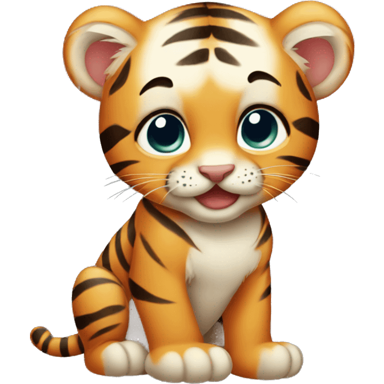 Baby tiger emoji