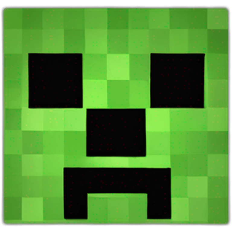 Creeper minecraft emoji