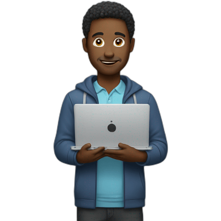 man with laptop emoji