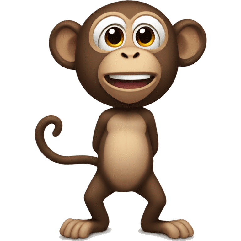 monkey with big butt emoji