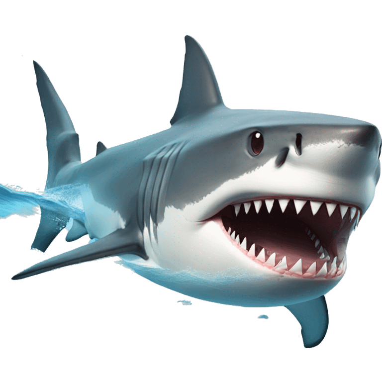 Great white shark emoji