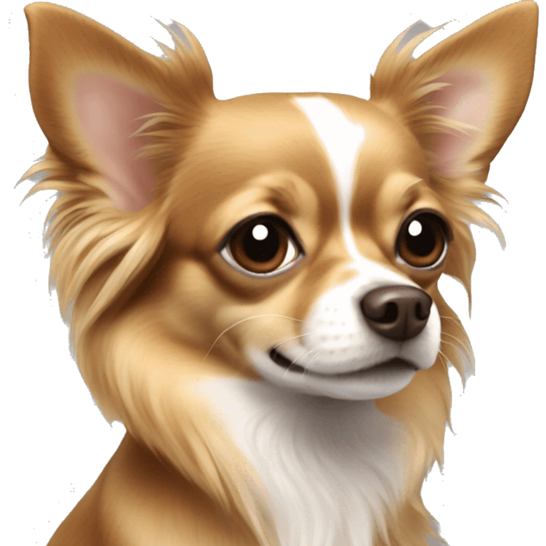 Chihuahua Long Hair Brown emoji