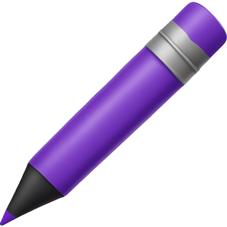 Purple crayon  emoji