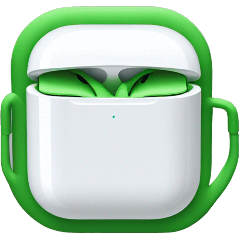 AirPods green  emoji