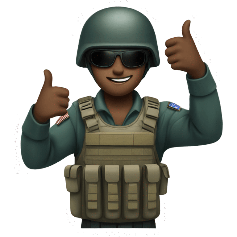 special forces thumbs up emoji