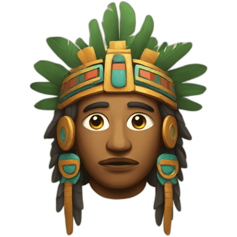 Aztec god emoji