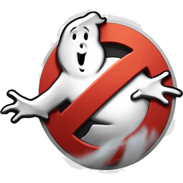 Ghost buster logo emoji