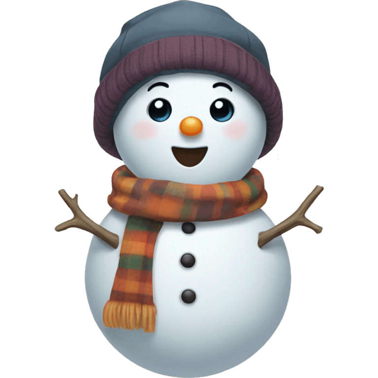 Baby snowman emoji