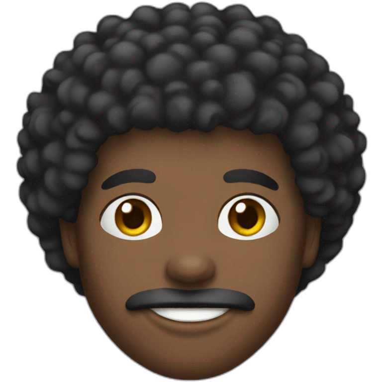 afro hair cut emoji