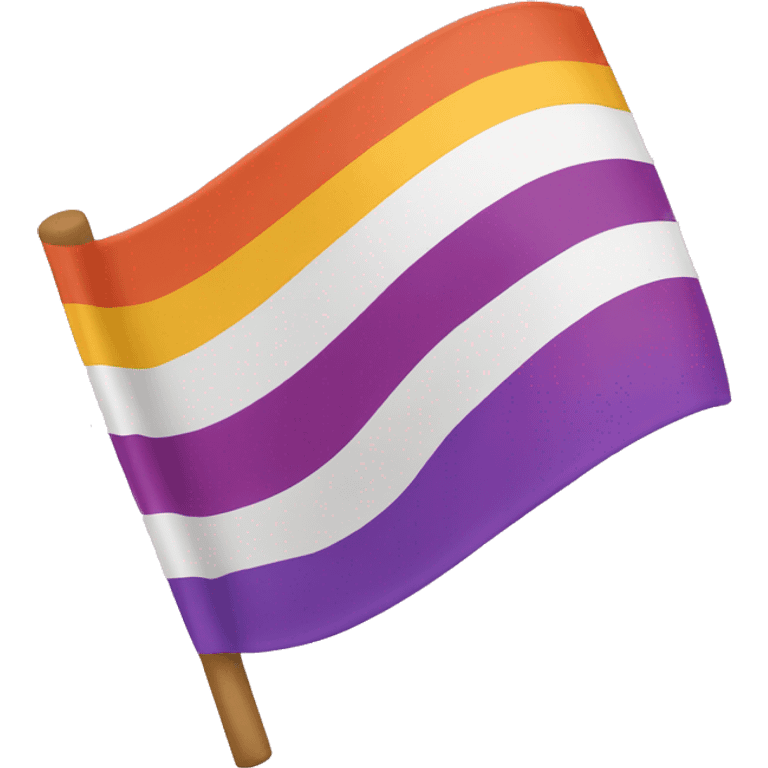 lesbian pride flag emoji