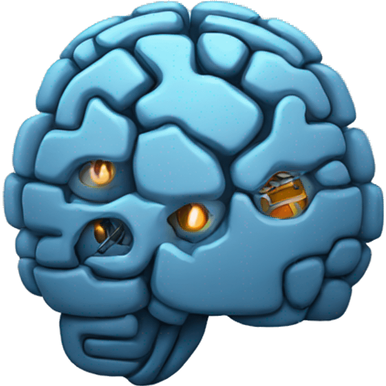 technological brain emoji