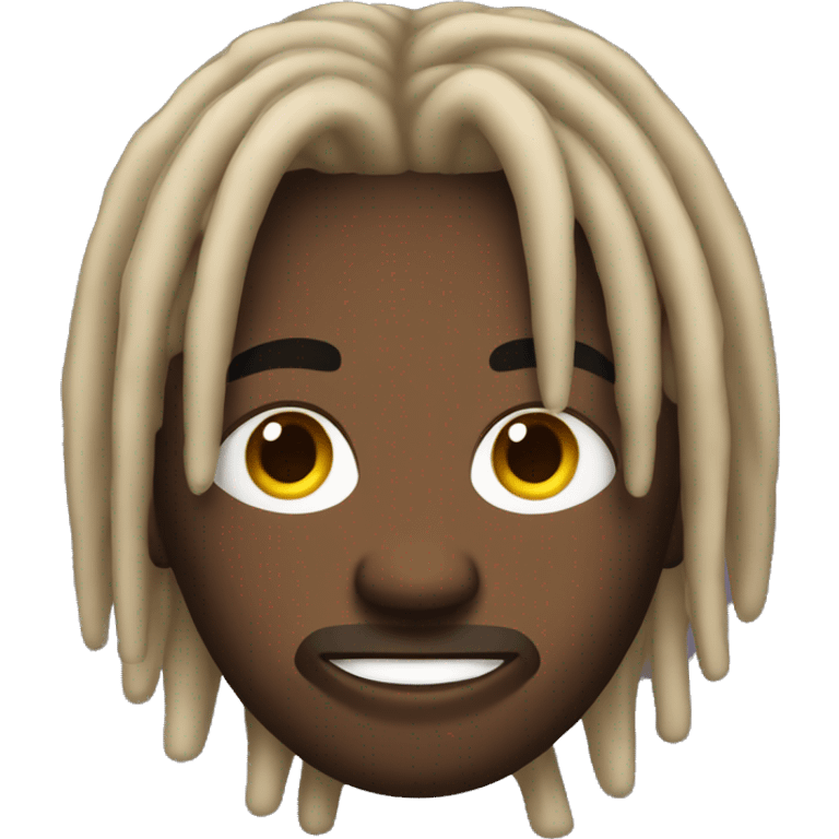 Nonchalant black guy with dreads emoji