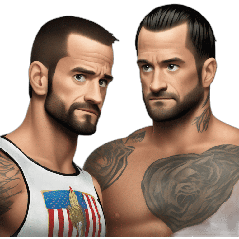 Cm punk Vs Roman Reings emoji