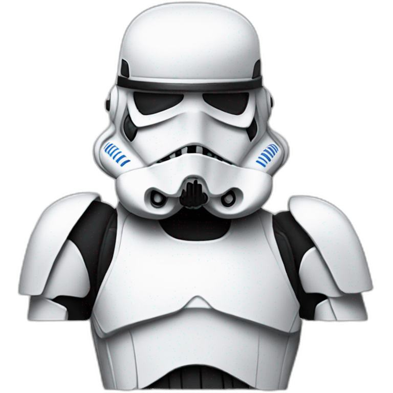 Zombie storm trooper emoji